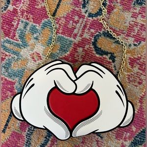 Loungefly Mickey Heart Hands Crossbody